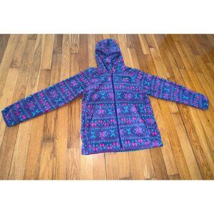 L.L. Bean Hooded Fleece Jacket Girl's Full Zip Size S(8)